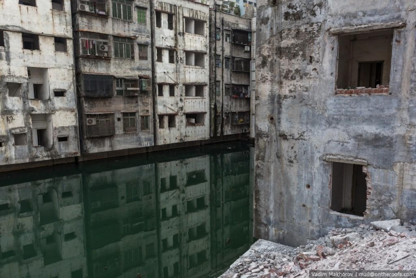 Guangzhou: Tejados y Barrios marginales