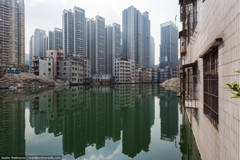 Guangzhou: Tejados y Barrios marginales