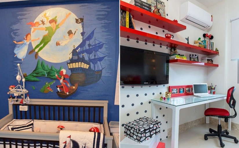 Habitaciones inspiradas en los cuentos de hadas de Disney