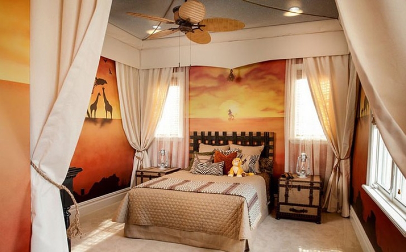 Habitaciones inspiradas en los cuentos de hadas de Disney