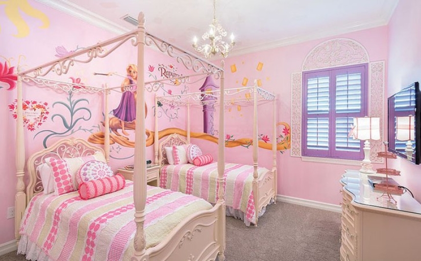 Habitaciones inspiradas en los cuentos de hadas de Disney