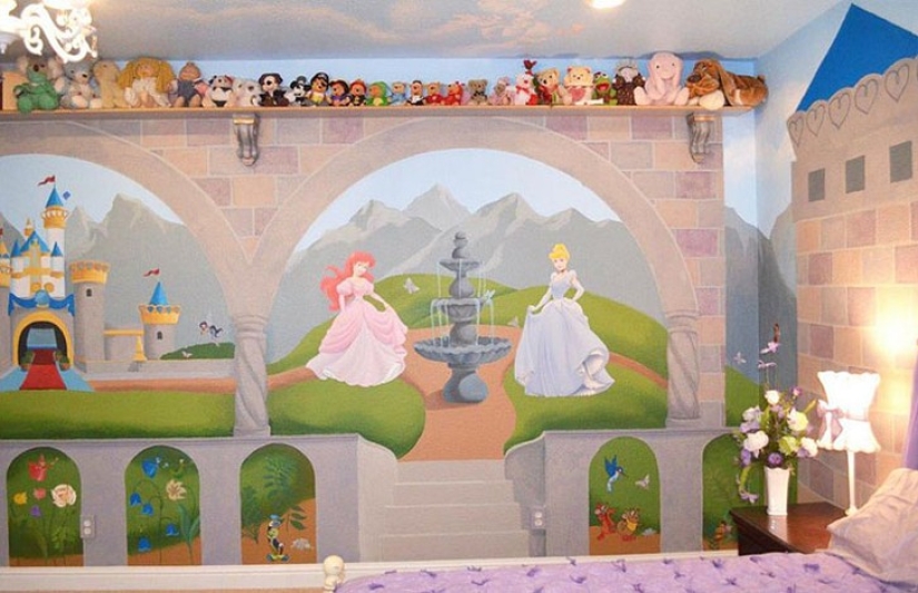 Habitaciones inspiradas en los cuentos de hadas de Disney