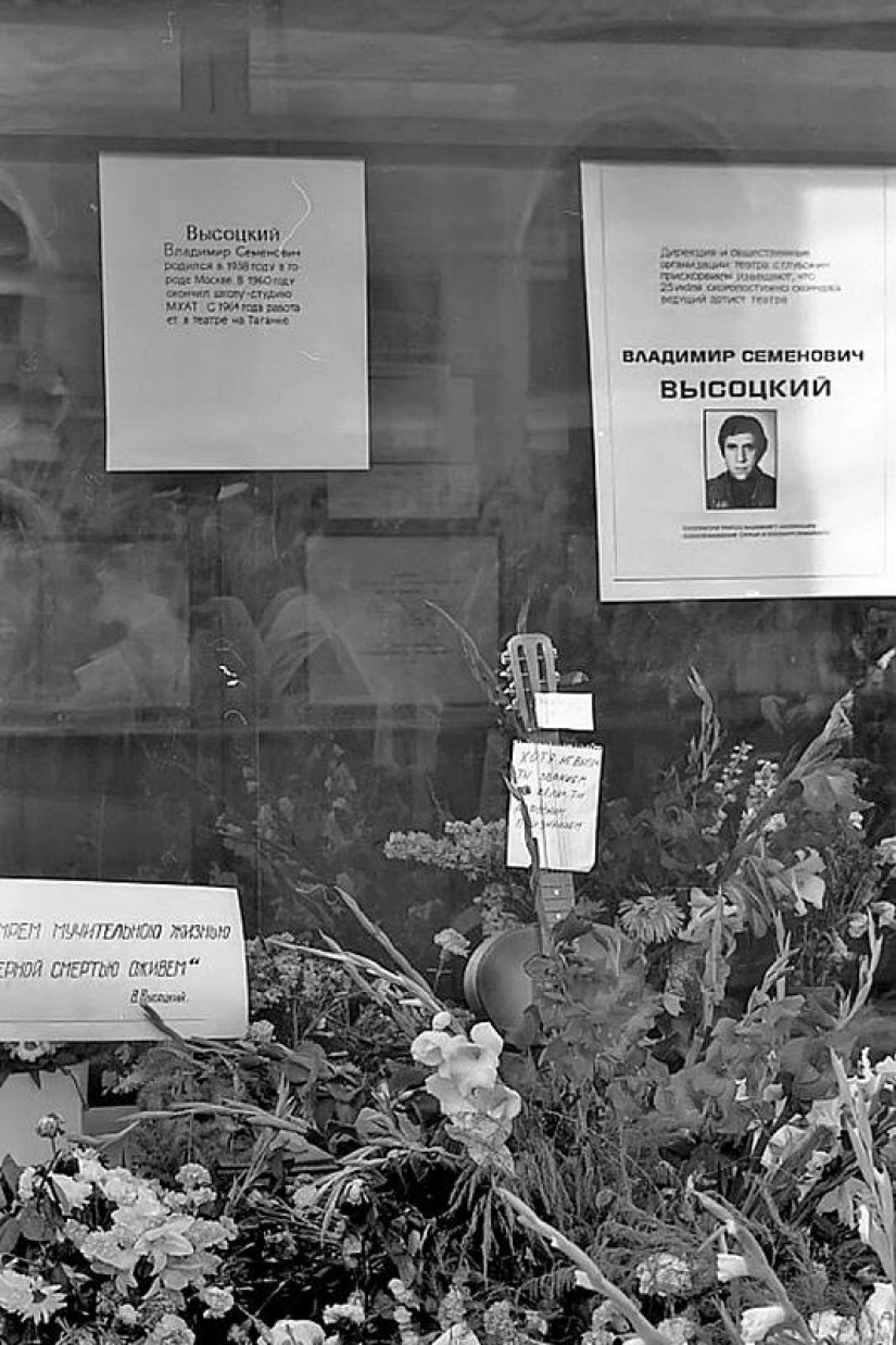 hace 37 años, tuvo lugar la despedida de Vysotsky hace 37 años, tuvo lugar la despedida de Vysotsky