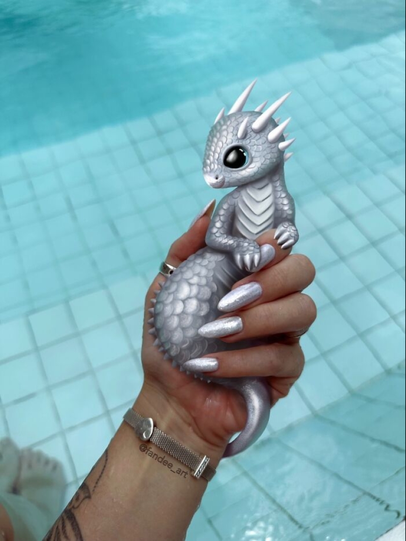Hago mi propia manicura e ilustro criaturas imaginarias que combinan con su estilo