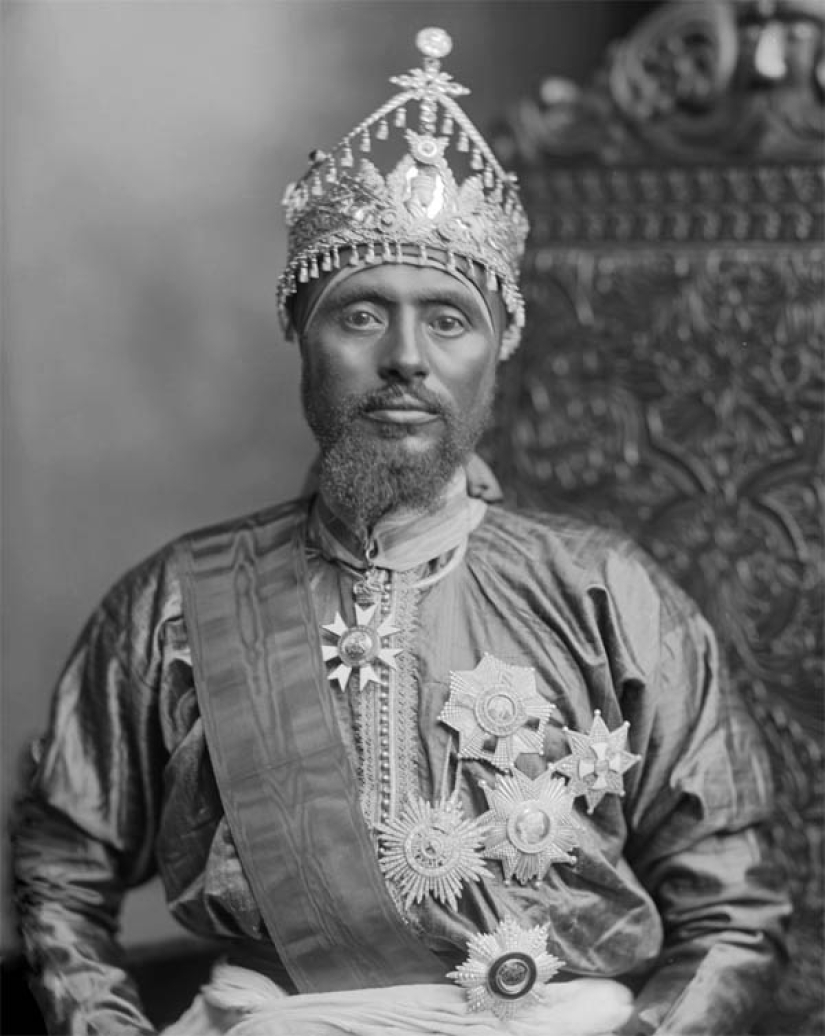 Haile Selassie — el último emperador de Etiopía, descendiente del rey Salomón y la Reina de Saba