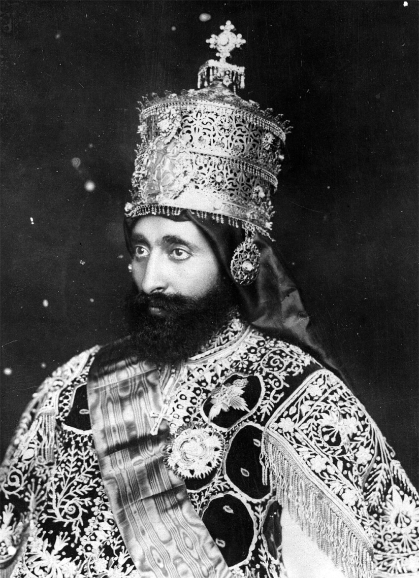 Haile Selassie — el último emperador de Etiopía, descendiente del rey Salomón y la Reina de Saba