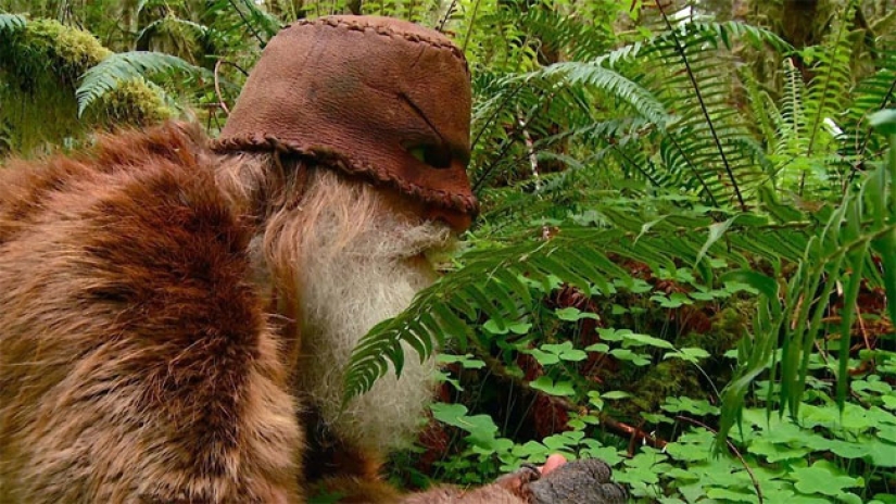 He lives in the woods, doesn't wear shoes and brushes his teeth with a pine cone