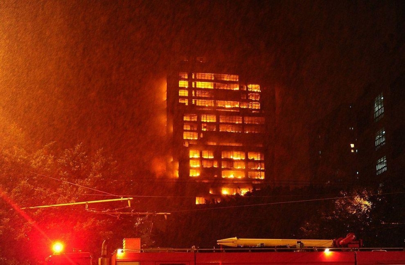 Hellfire in a Chinese skyscraper
