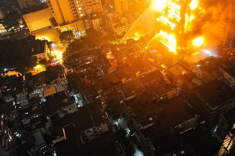 Hellfire in a Chinese skyscraper