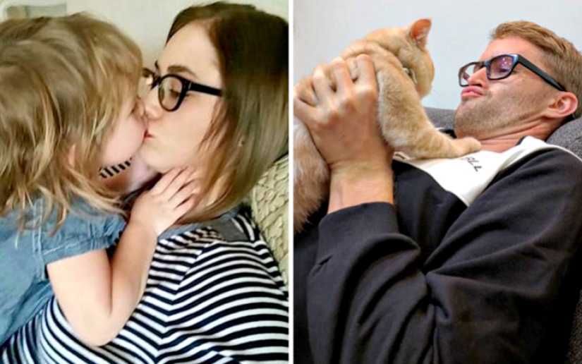 Hermano parodia fotos de hermana gemela con la ayuda de un gato Hermano parodia fotos de hermana gemela con la ayuda de un gato