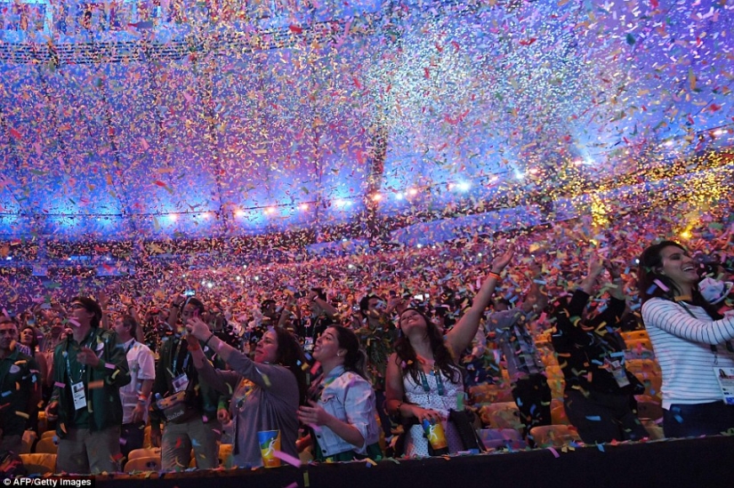 Highlights of the opening ceremony of the Summer Olympics in Rio de Janeiro