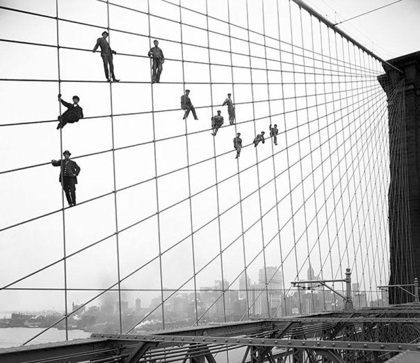 Historical moments in old photographs