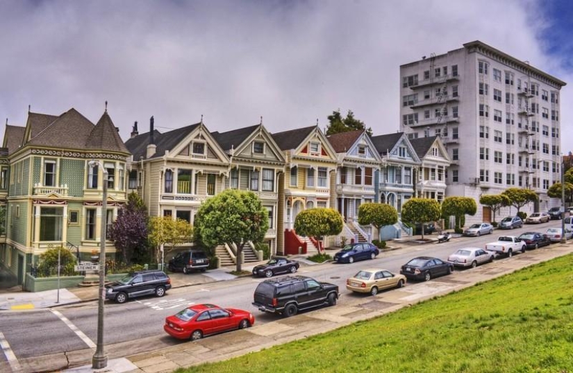 Hito extravagante de San Francisco: casas victorianas de Painted Ladies