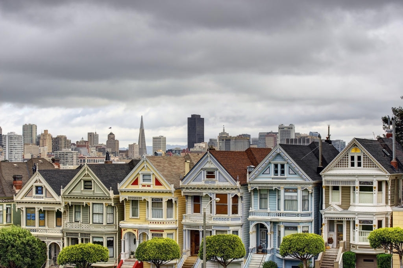 Hito extravagante de San Francisco: casas victorianas de Painted Ladies