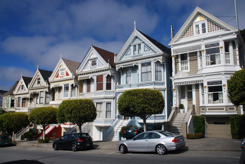 Hito extravagante de San Francisco: casas victorianas de Painted Ladies