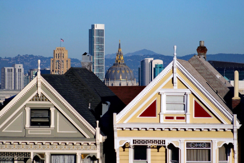 Hito extravagante de San Francisco: casas victorianas de Painted Ladies