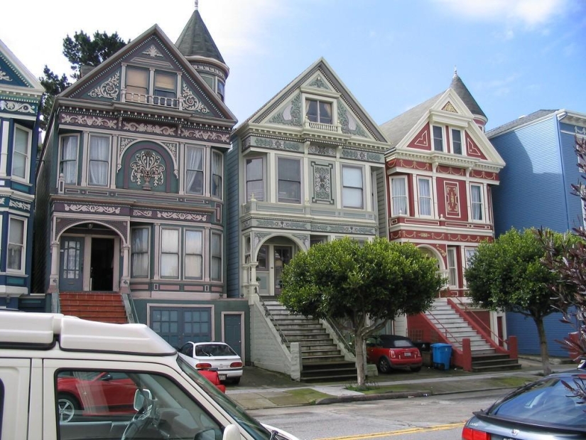 Hito extravagante de San Francisco: casas victorianas de Painted Ladies