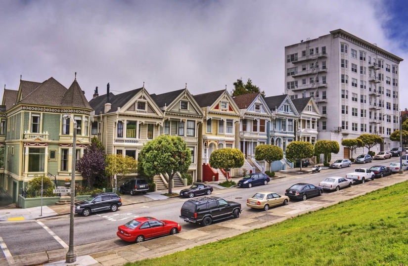 Hito extravagante de San Francisco: casas victorianas de Painted Ladies