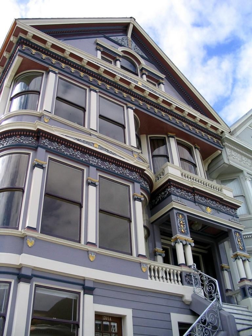 Hito extravagante de San Francisco: casas victorianas de Painted Ladies