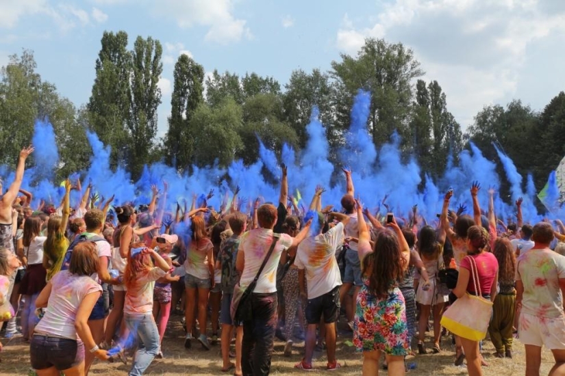 Holi en Kiev