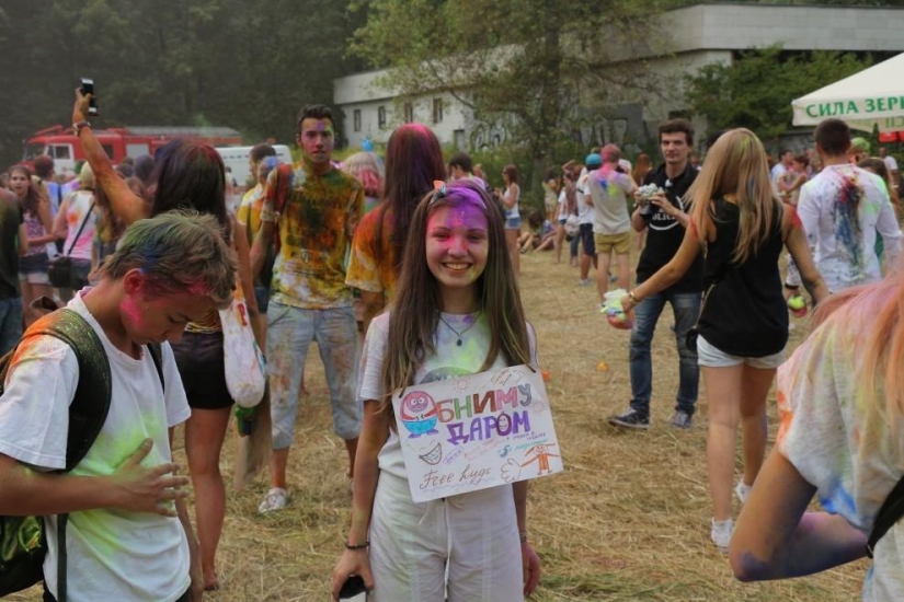 Holi en Kiev