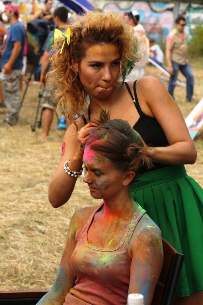 Holi en Kiev