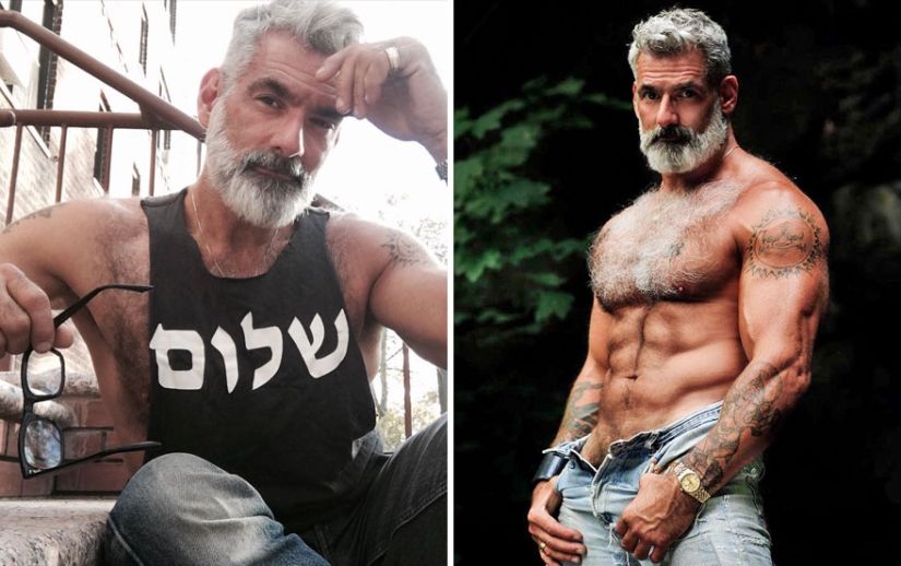 Hombres hermosos en años