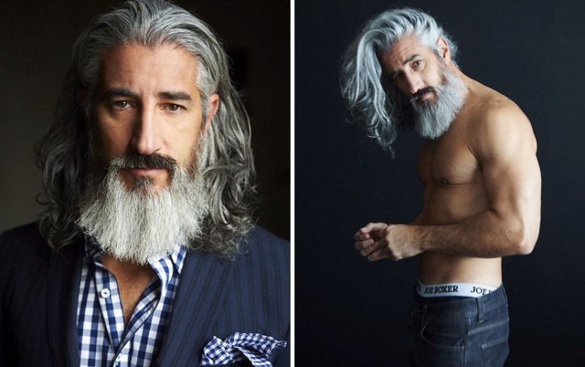 Hombres hermosos en años