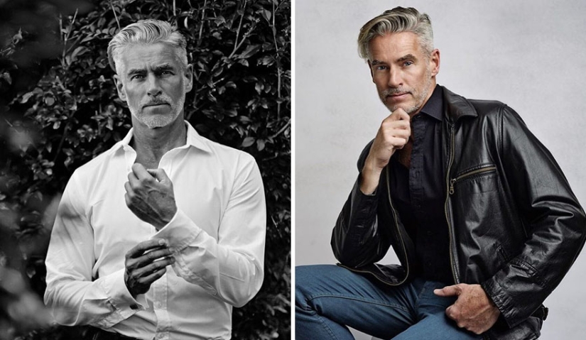 Hombres hermosos en años