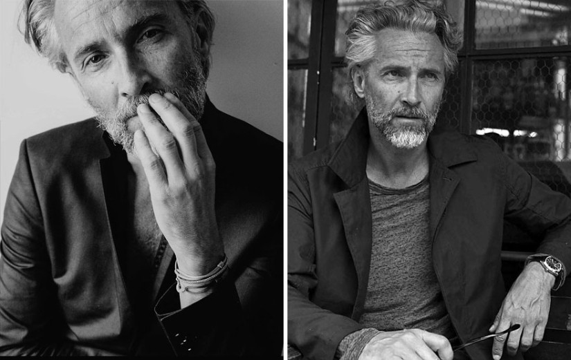 Hombres hermosos en años