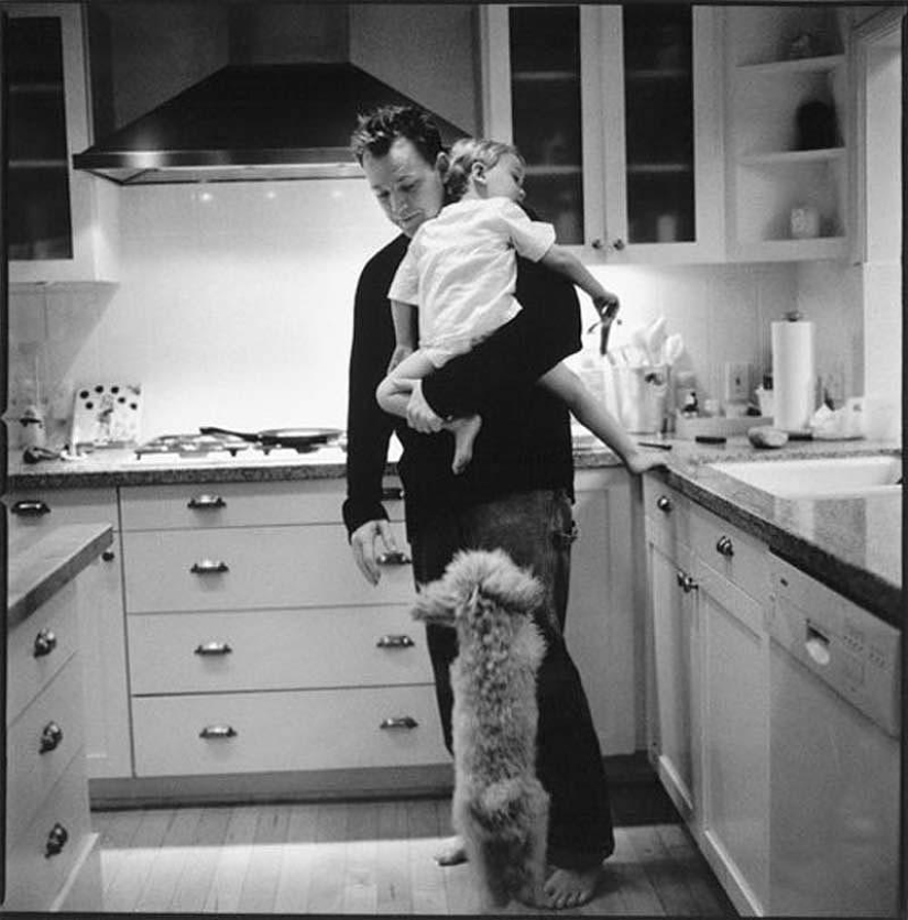 Hombres temprano en la mañana Hombres temprano en la mañana