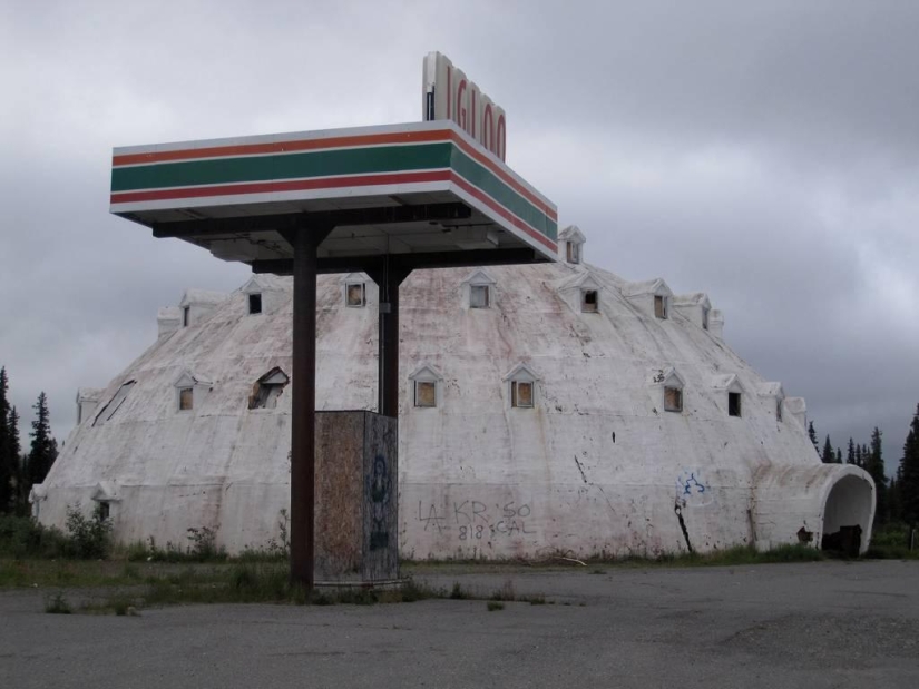Hotel iglú abandonado en Alaska