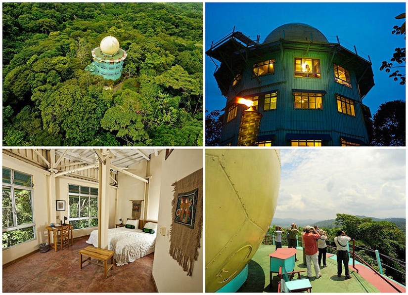 Hotel in the radar tower