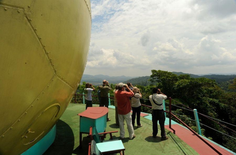 Hotel in the radar tower