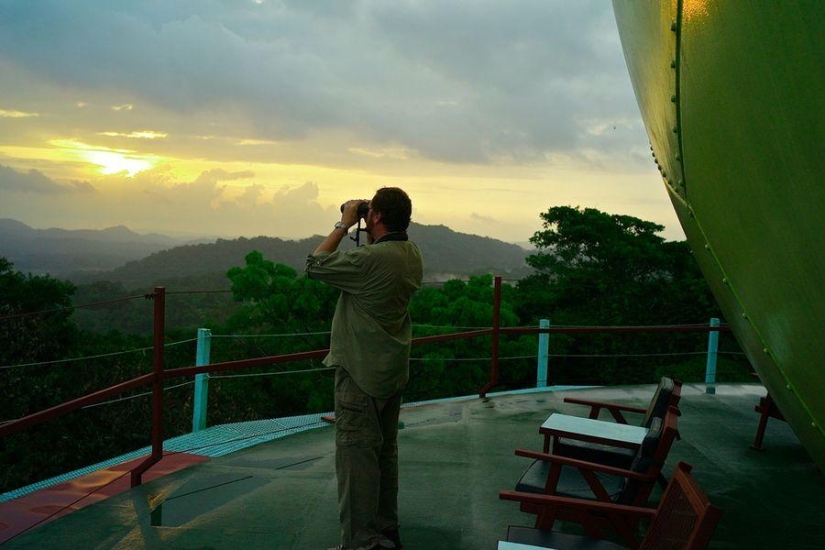 Hotel in the radar tower