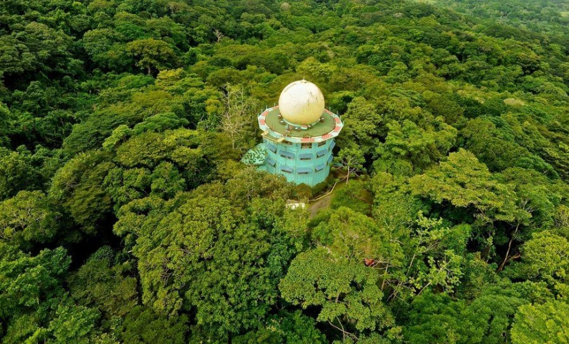 Hotel in the radar tower