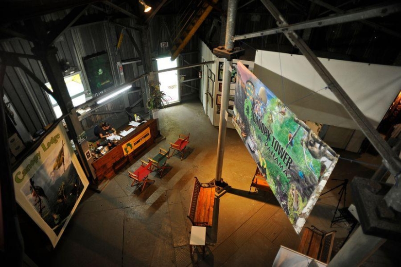 Hotel in the radar tower