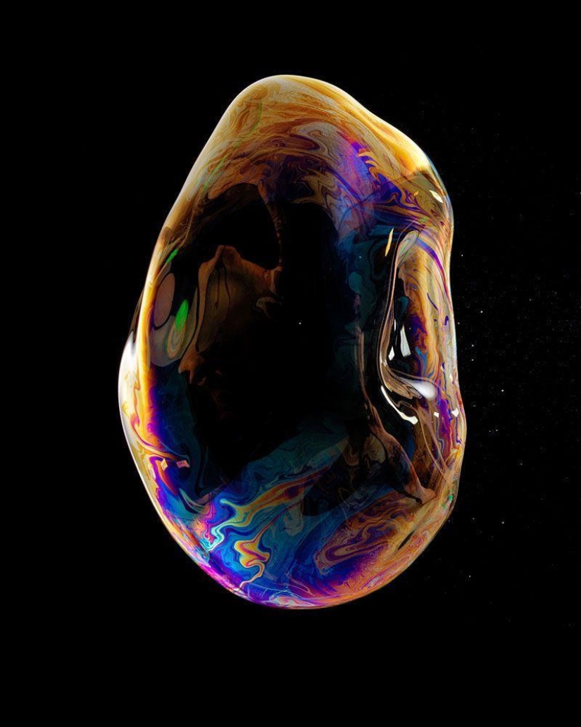 How a bubble bursts