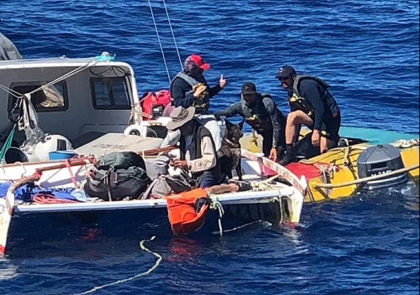 How an Australian and his dog survived two months in the open ocean