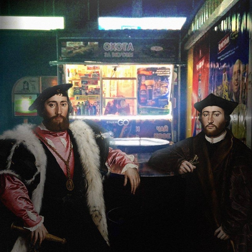 How angels and nymphs from classical paintings ended up in the modern urban landscape How angels and nymphs from classical paintings ended up in the modern urban landscape