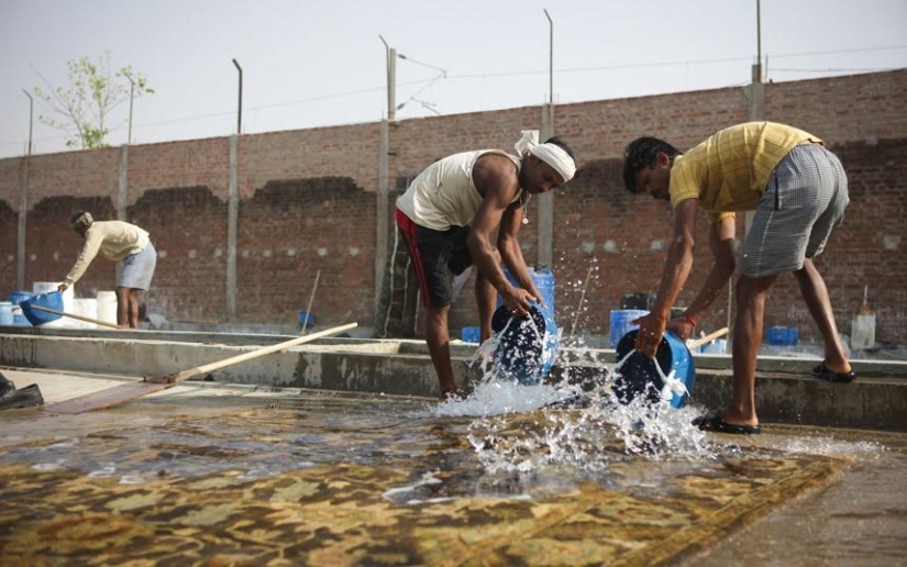 How carpets are made in India