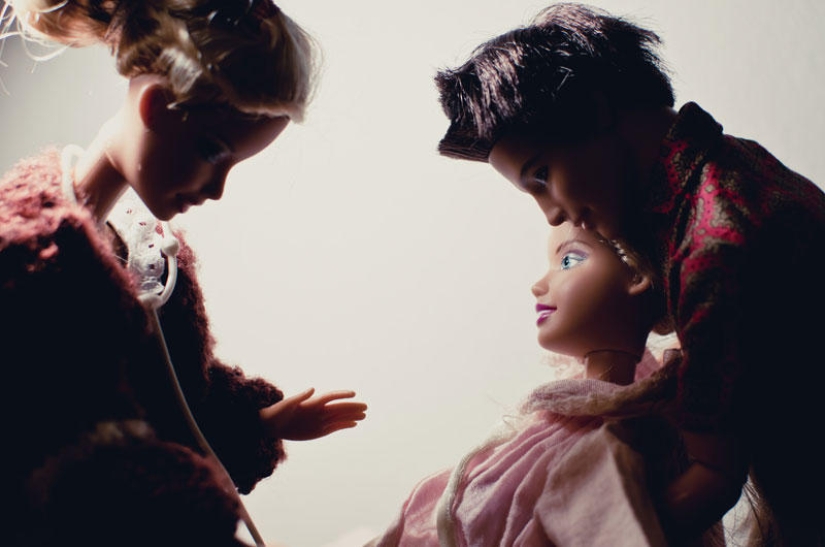 How did Barbie give birth?