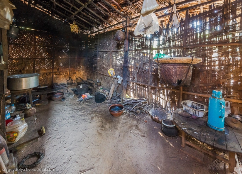 How is life in a wealthy village in Burma?