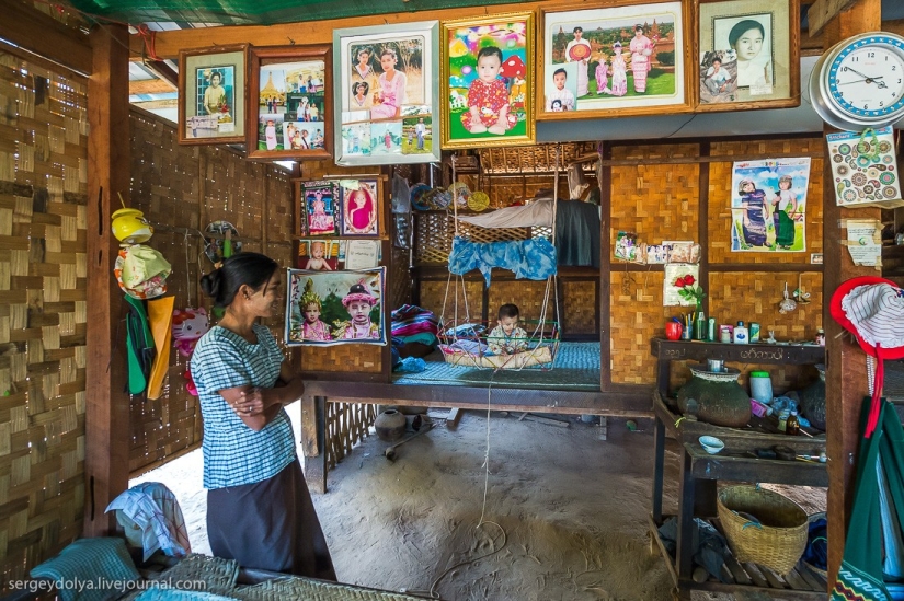How is life in a wealthy village in Burma?