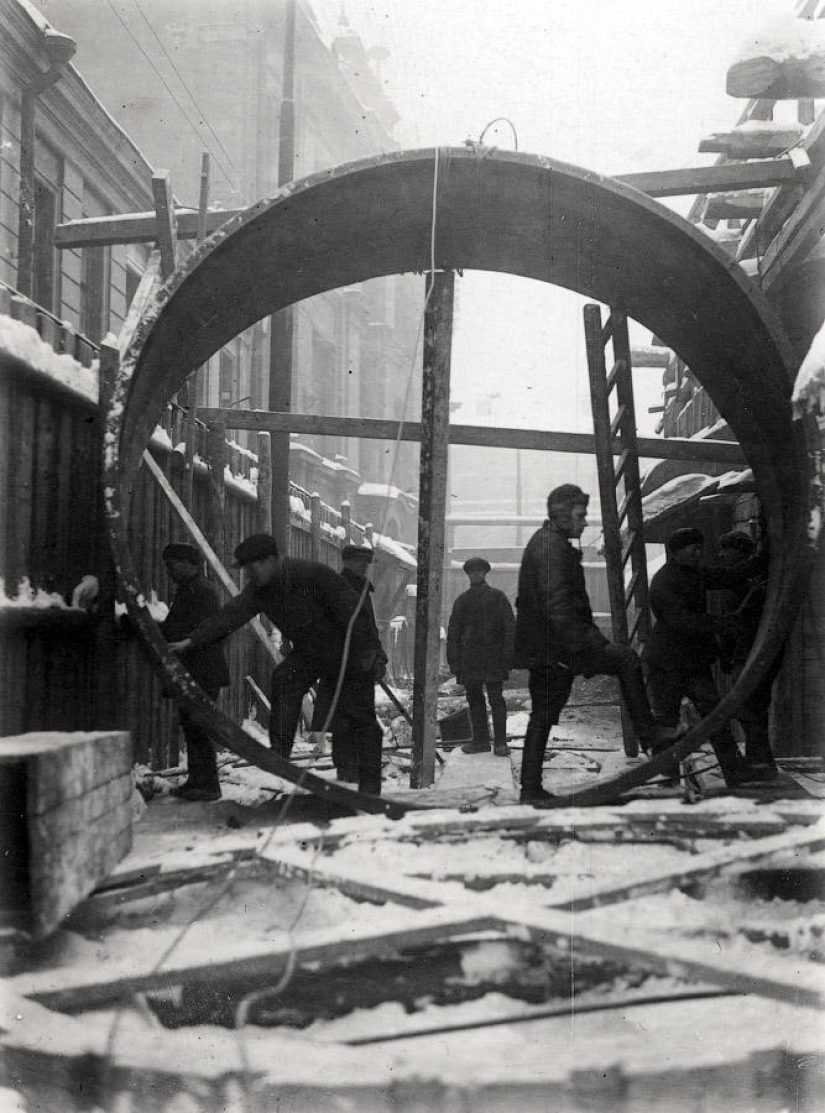 How the first stage of the Moscow Metro was built