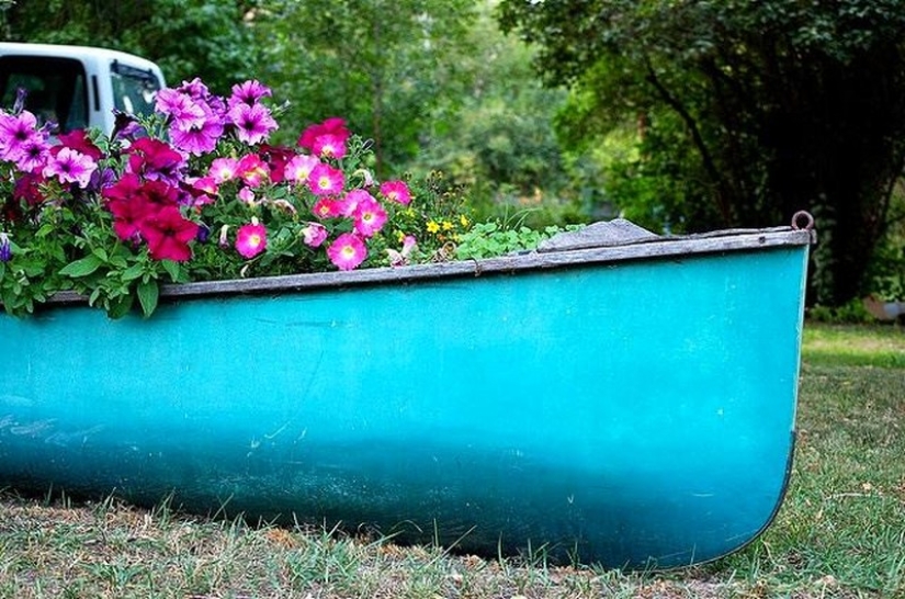 How to create a beautiful, unusual flower bed from improvised materials: 20 examples