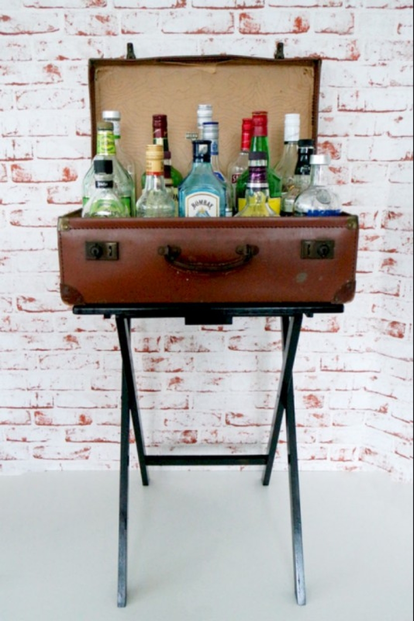 How to make a bar counter out of old things