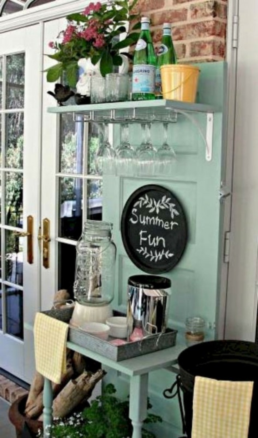 How to make a bar counter out of old things