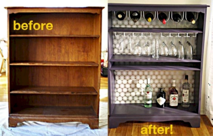 How to make a bar counter out of old things