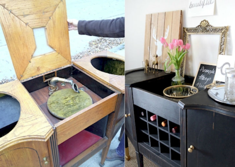 How to make a bar counter out of old things